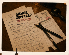 Sahne zum Tee? Quizbogen